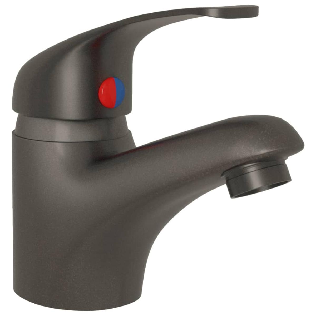 Grifo mezclador de lavabo gris 13x10 cm