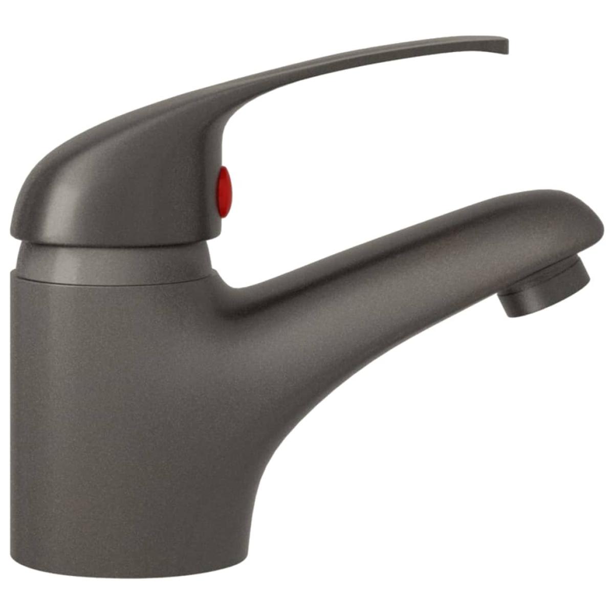 Grifo mezclador de lavabo gris 13x10 cm
