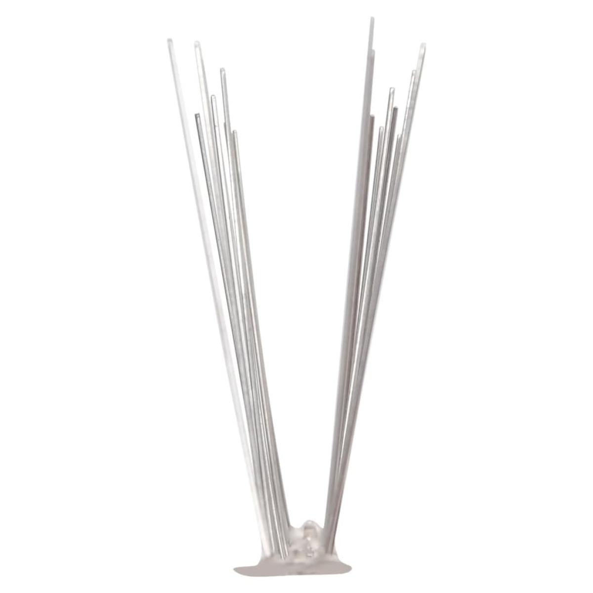 Set de 20 hileras pinchos contra pájaros y palomas 2 filas 10 m