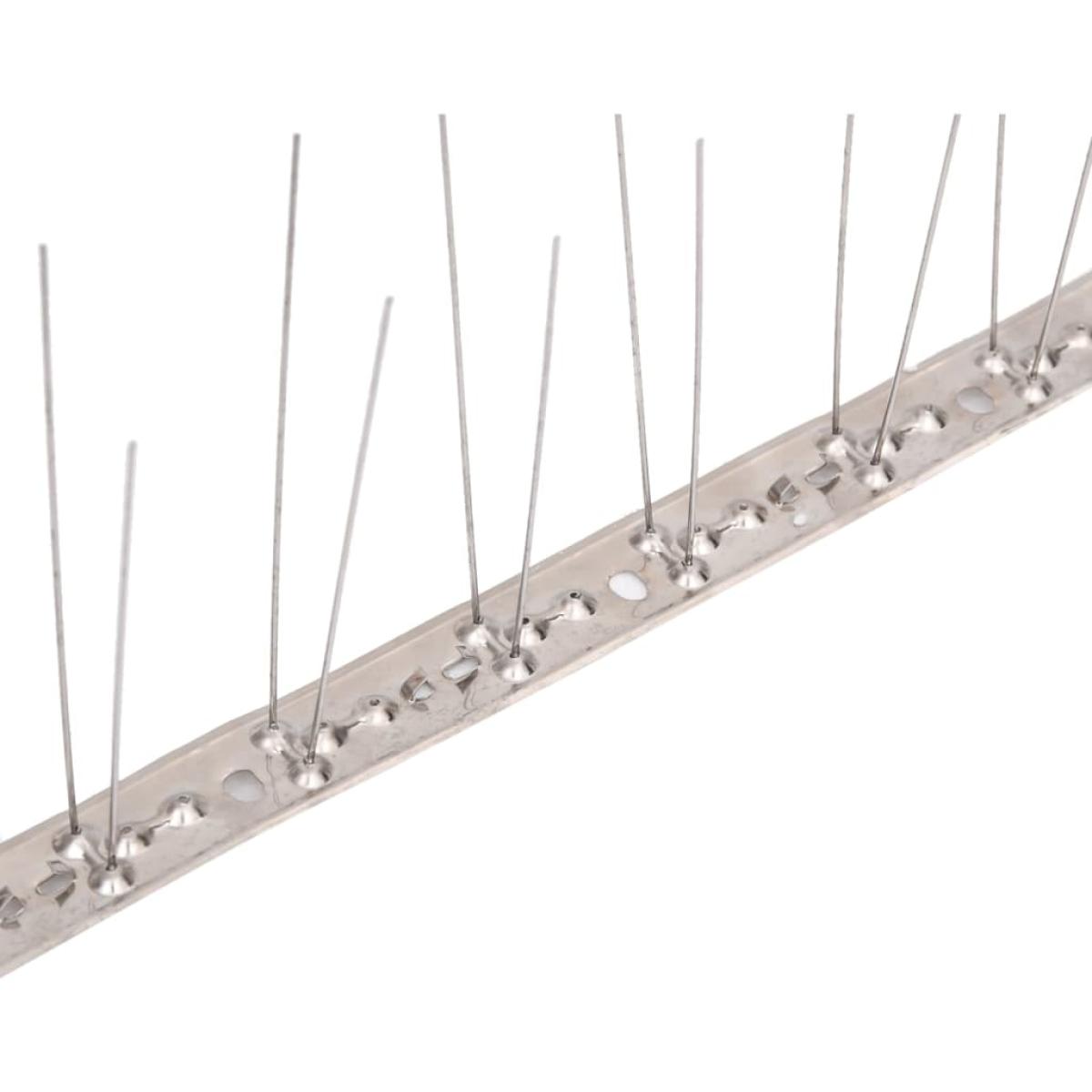 Set de 20 hileras pinchos contra pájaros y palomas 2 filas 10 m
