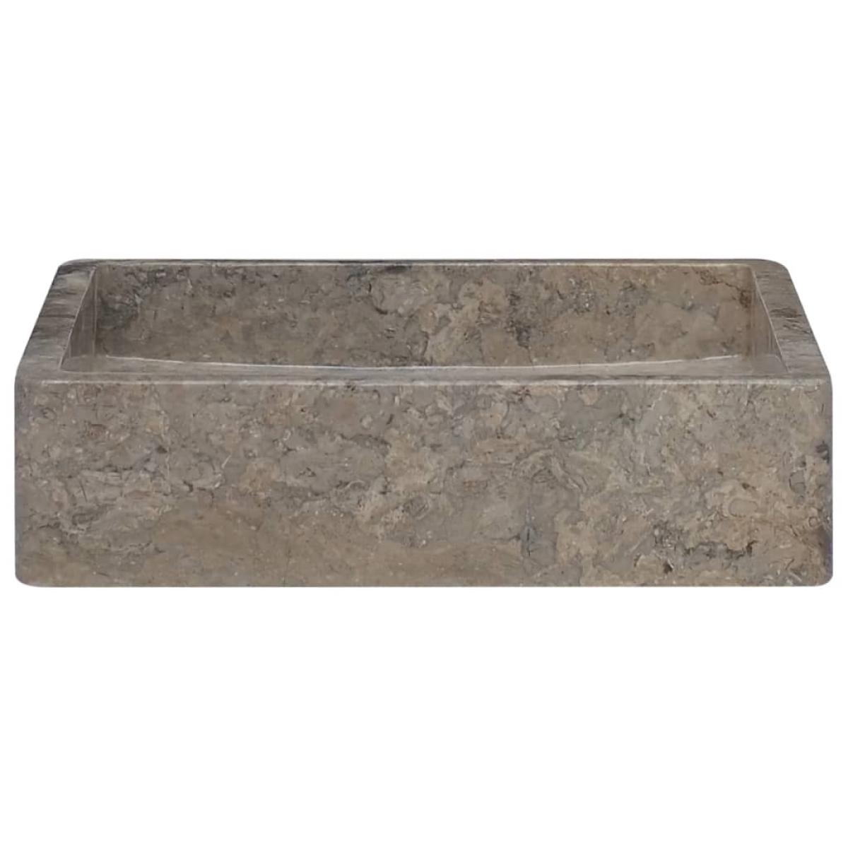 Lavabo gris mármol 40x40x10 cm