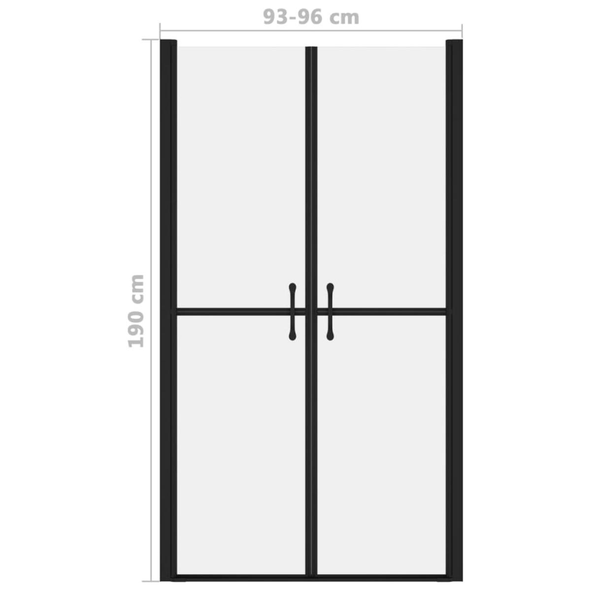 Puerta de ducha ESG esmerilado (93-96)x190 cm