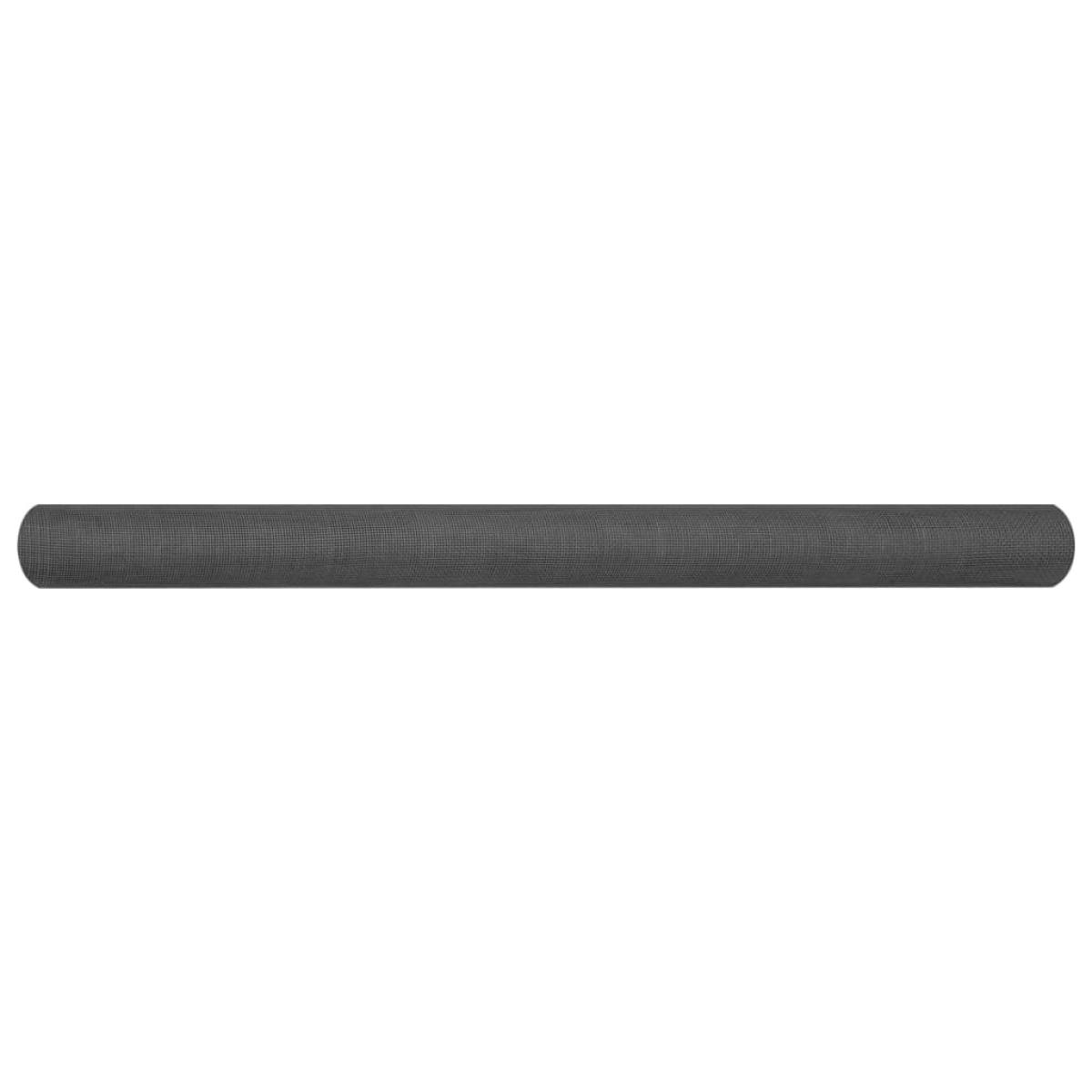 Malla mosquitera de fibra de vidrio negra 60x2000 cm