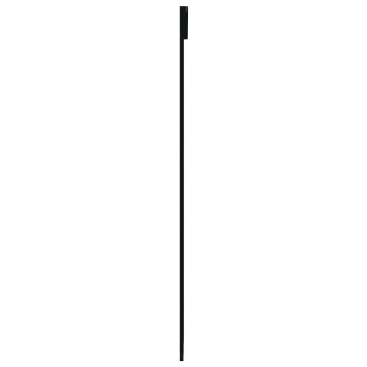 Puerta corredera ESG vidrio y aluminio 102x205 cm negra