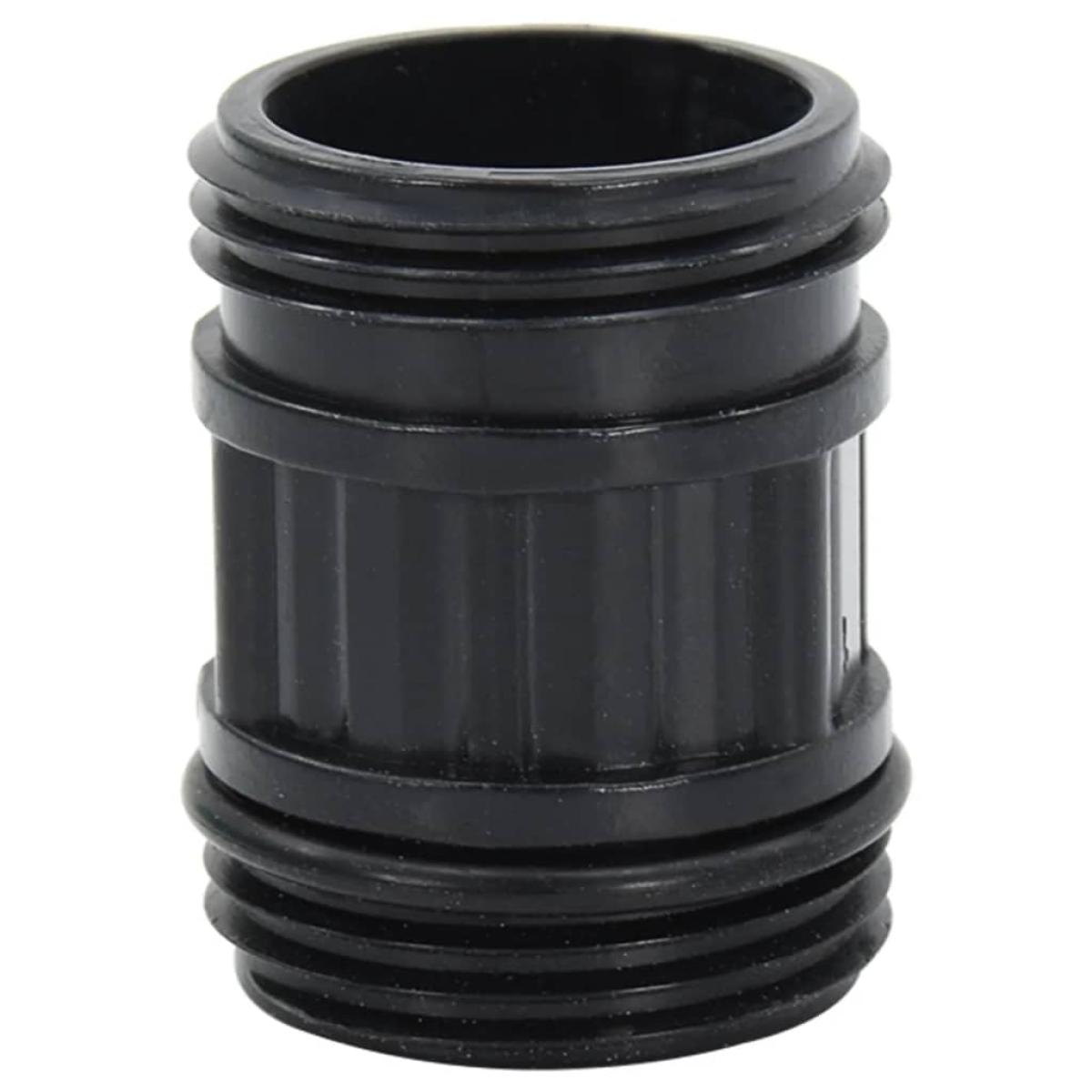 Manguera de succión con conectores PVC 10 m 22 mm negra