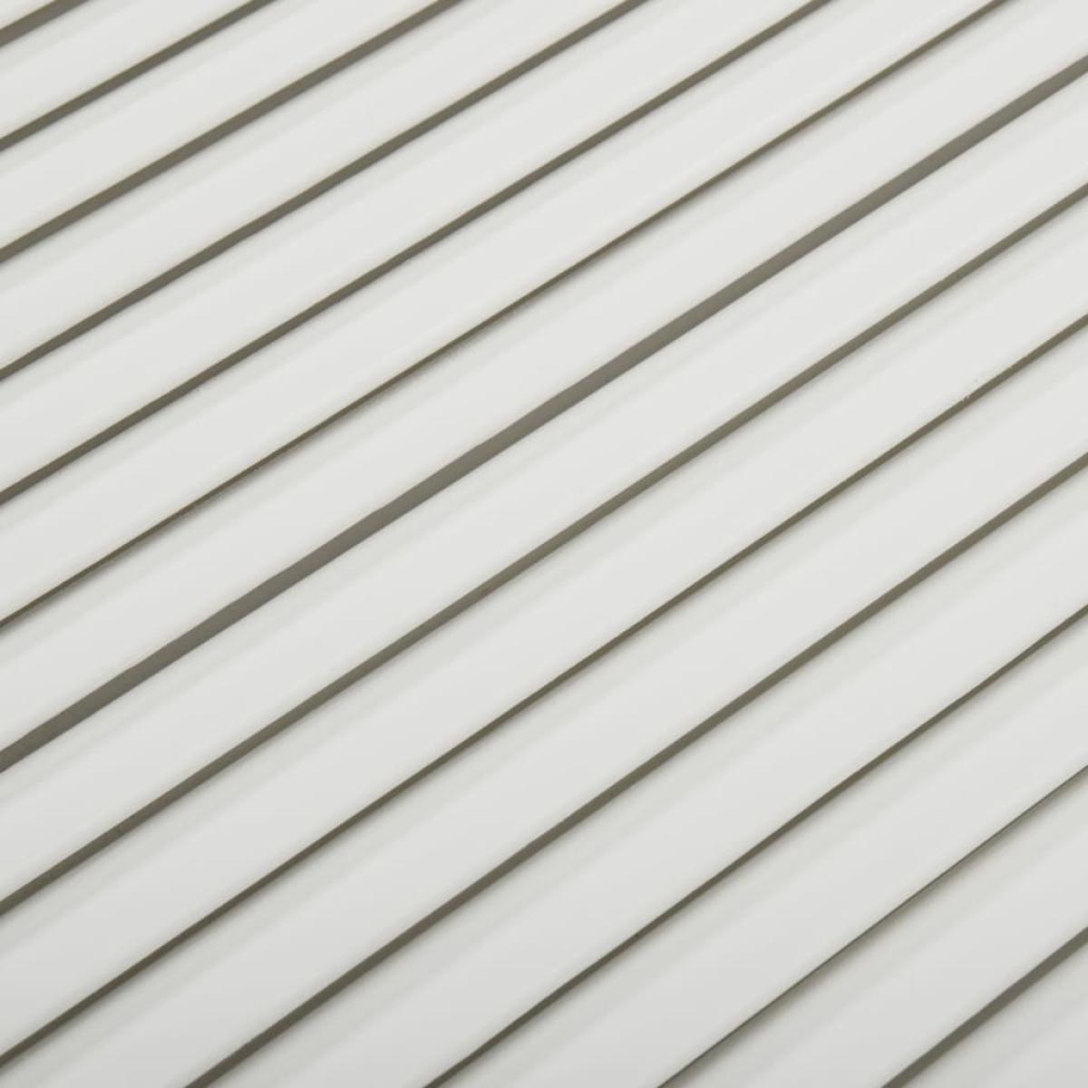 Puerta tipo persiana madera maciza de pino blanco 99,3x49,4cm
