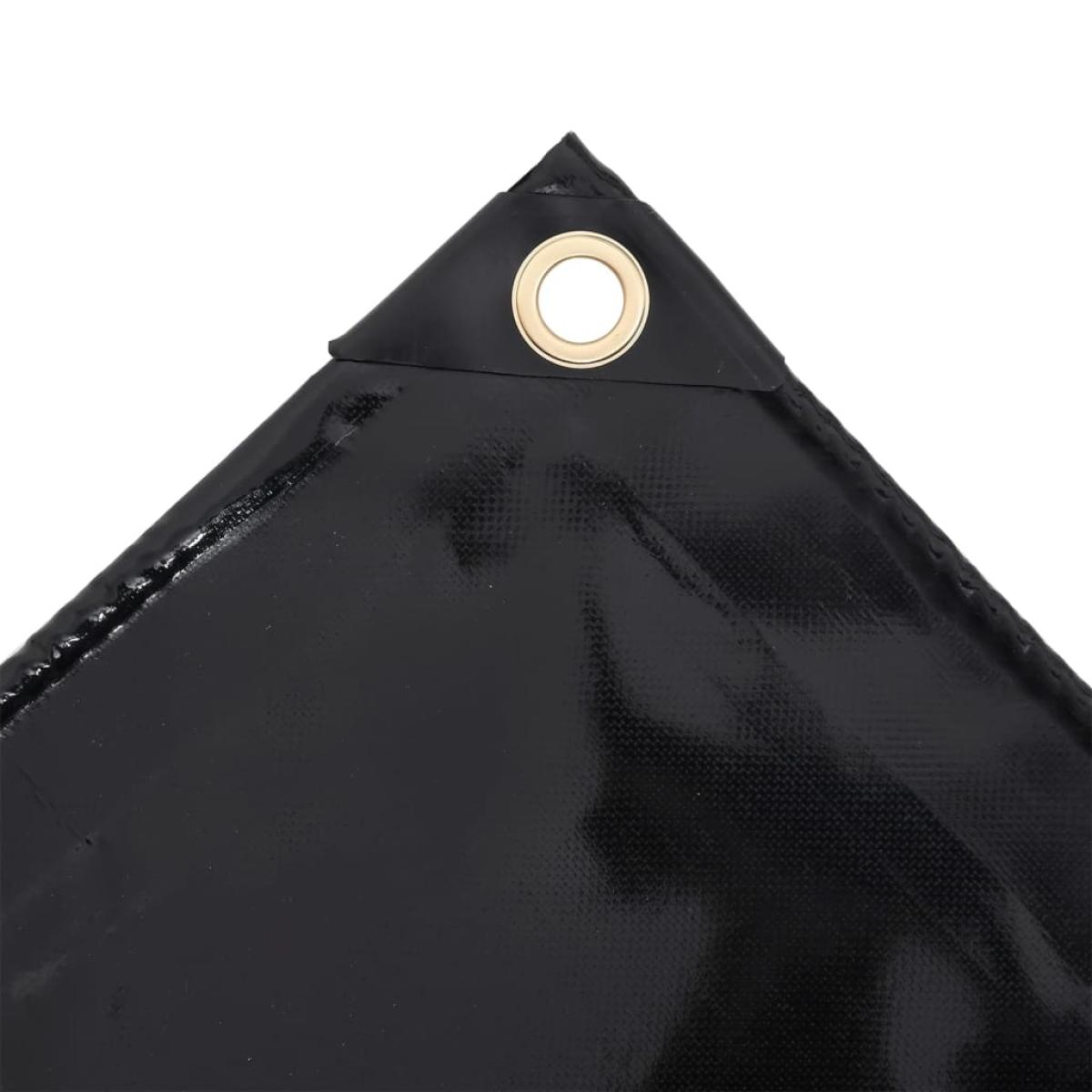 Lona 650 g/m² 2x3 m negro