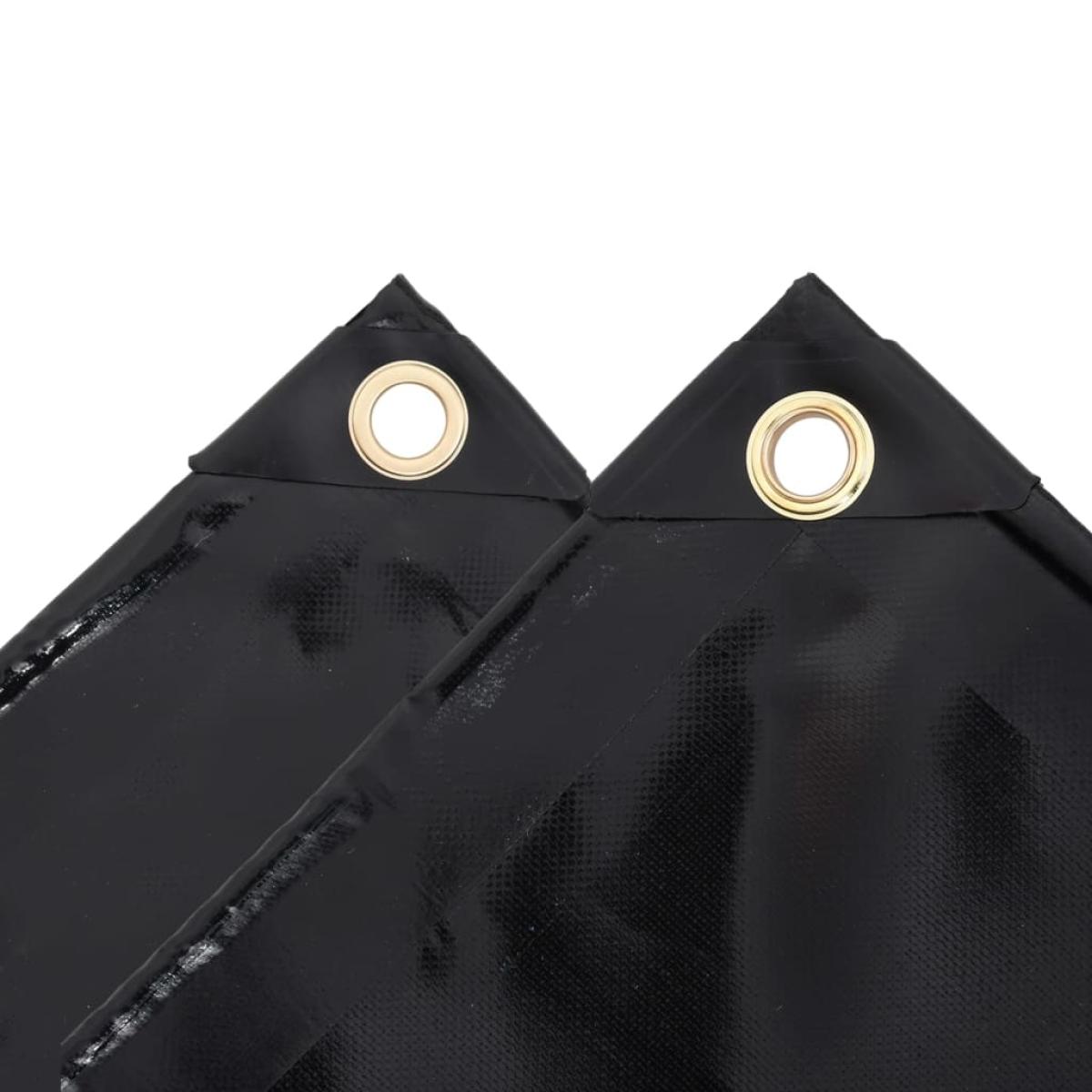 Lona 650 g/m² 3x3 m negro
