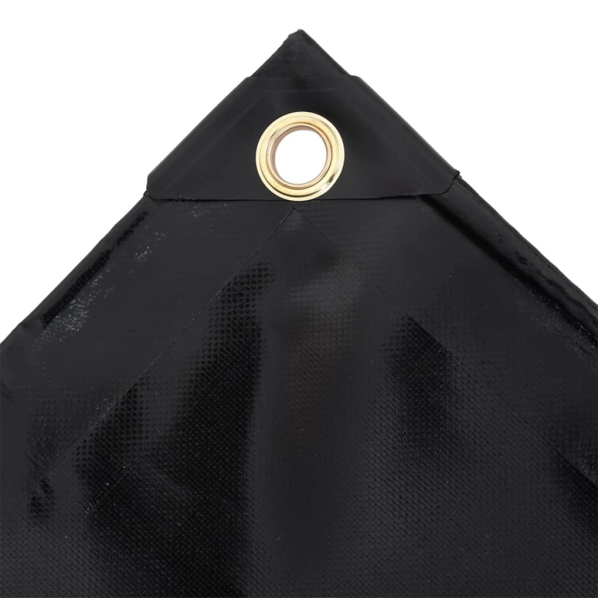 Lona 650 g/m² 4x7 m negro