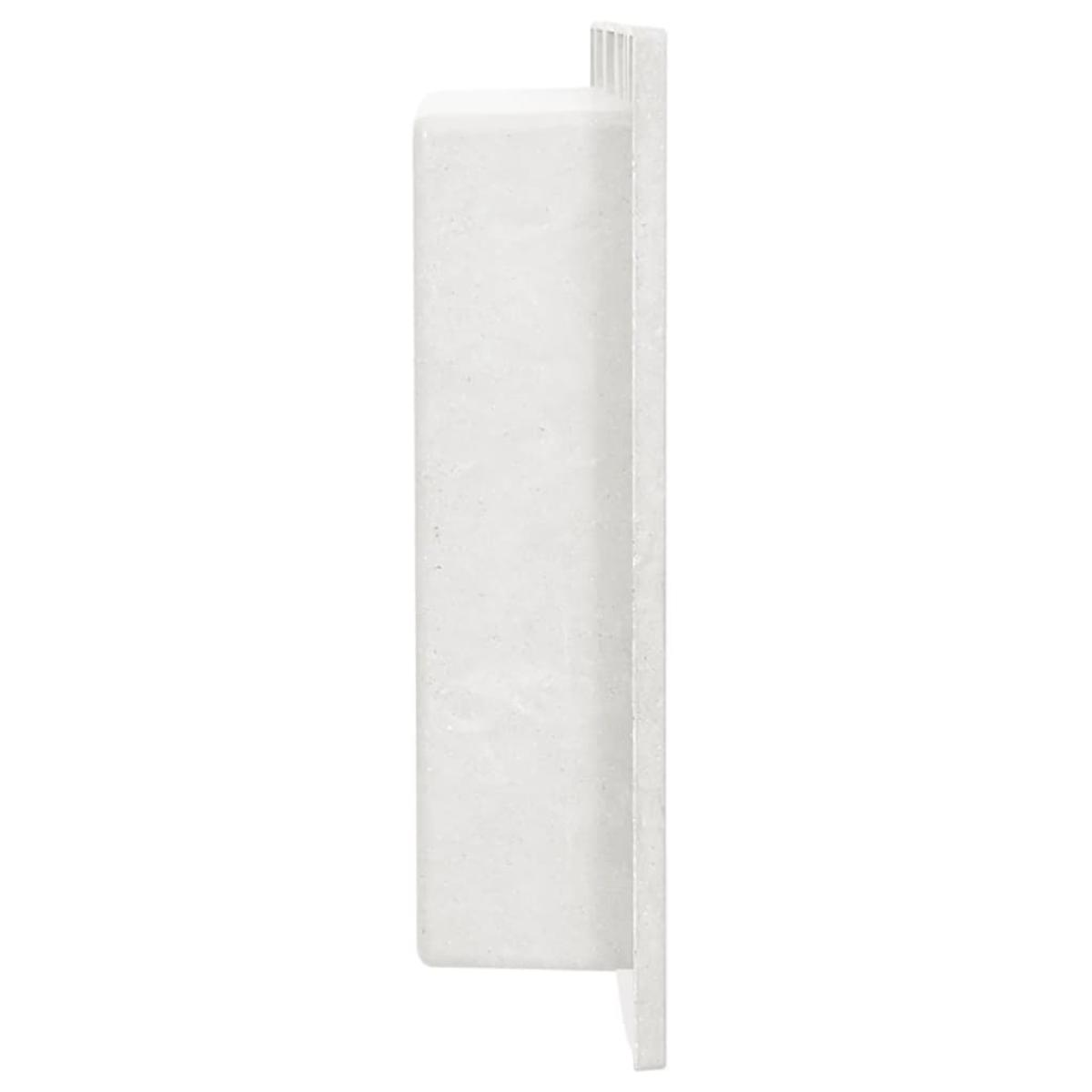 Hornacina de ducha blanco 41x51x10 cm