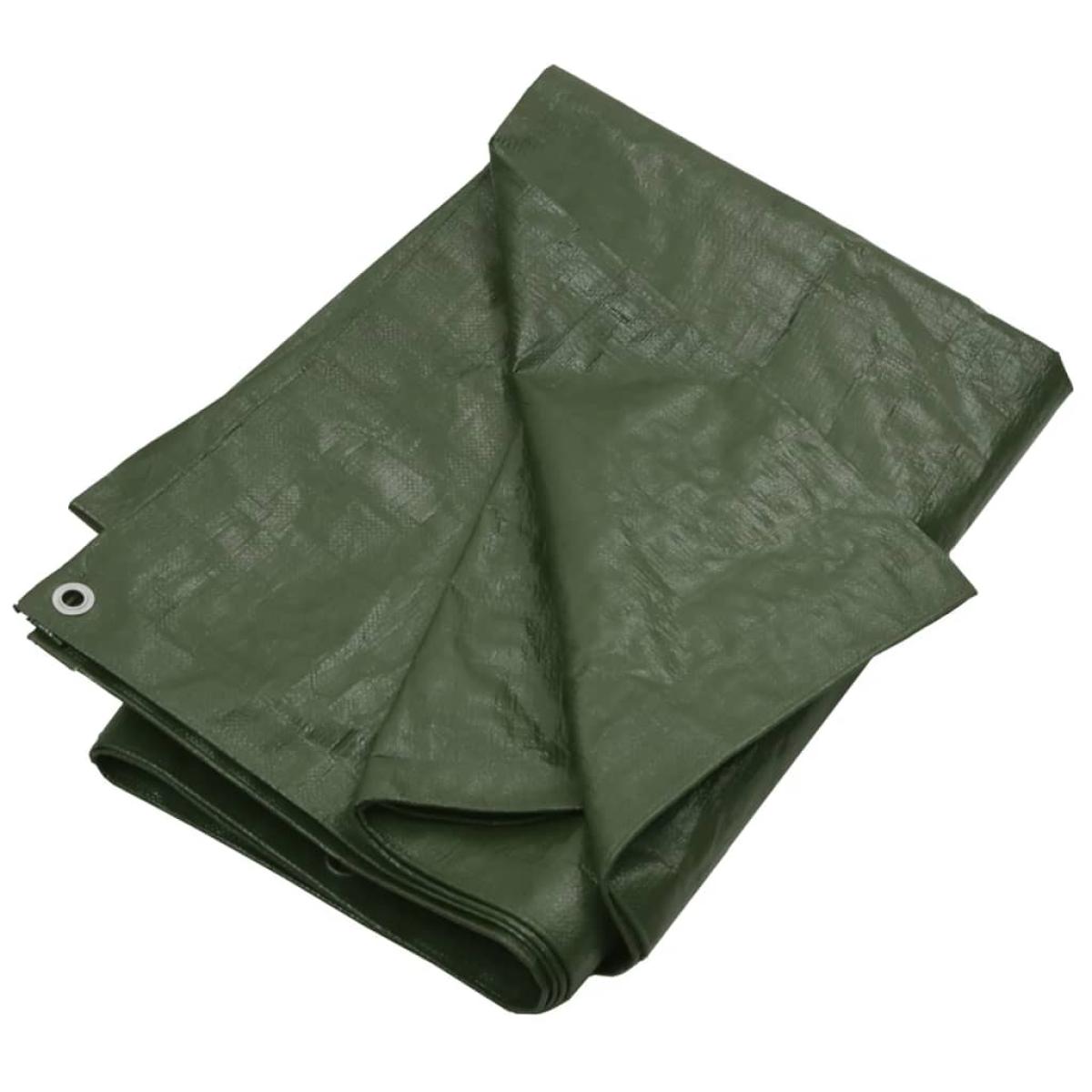 Lona HDPE verde 180 g/m² 4x5 m