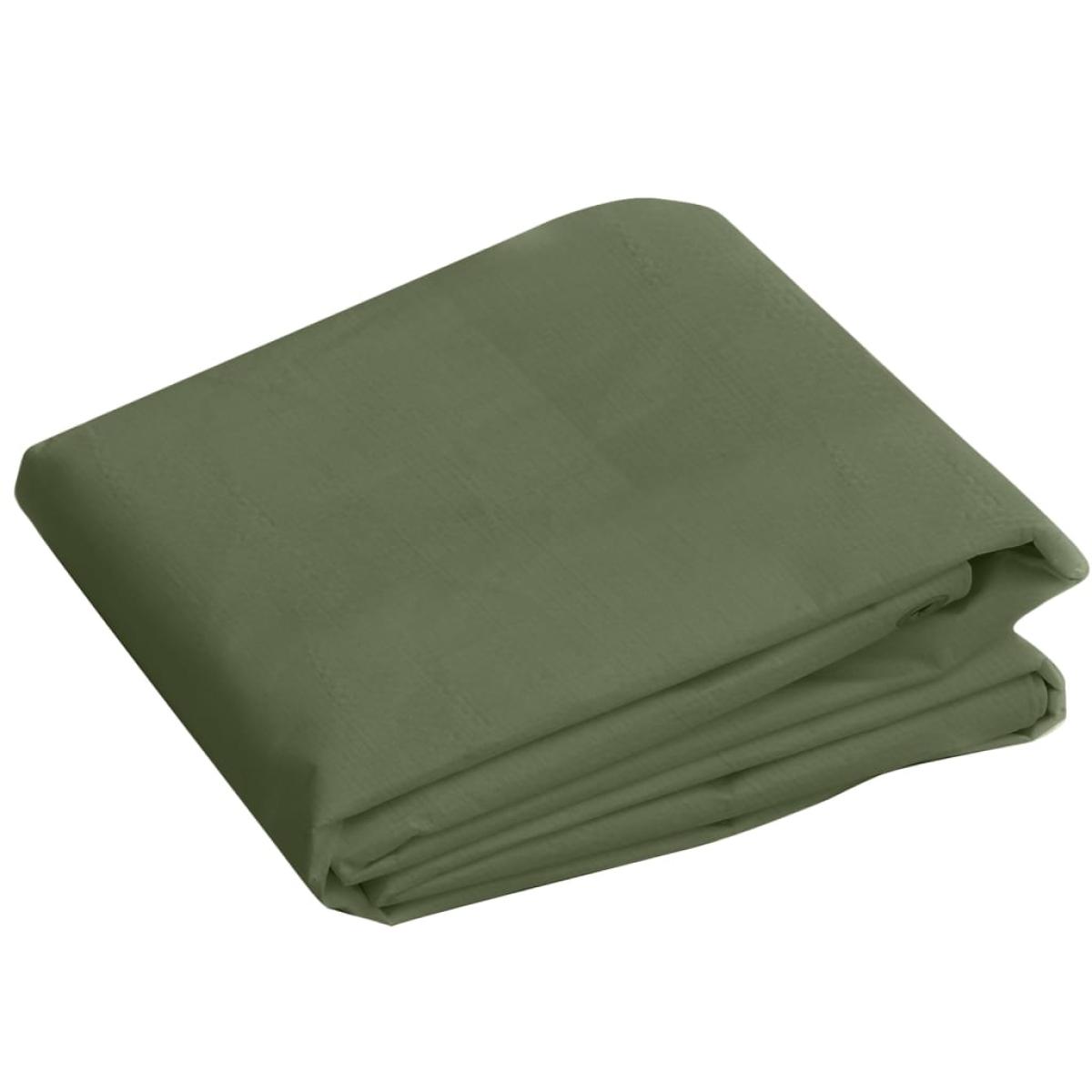 Lona HDPE verde 260 g/m² 3x4 m