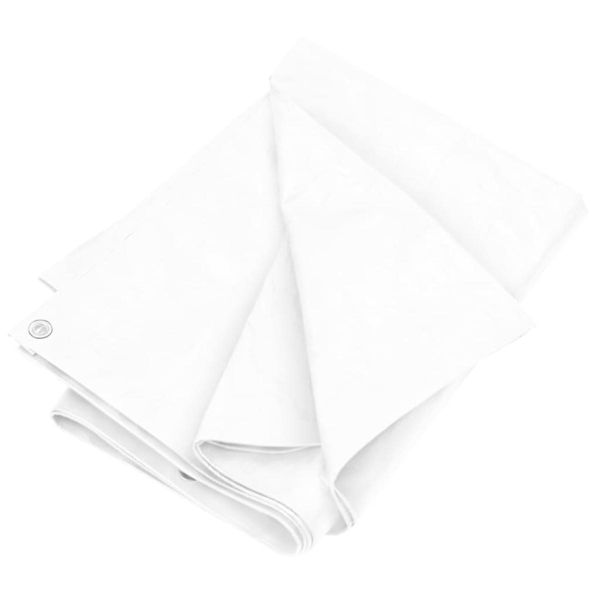 Lona HDPE blanco 180 g/m² 3x5 m