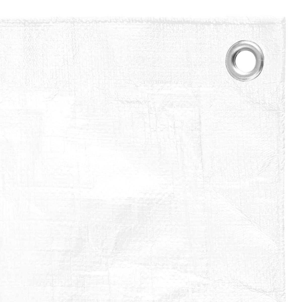 Lona HDPE blanco 180 g/m² 3x5 m