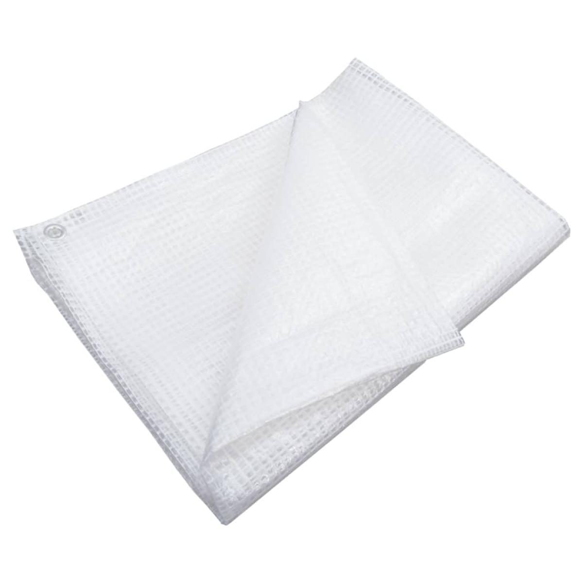 Lona de gasa de vuelta blanco 140 g/m² 6x10 m