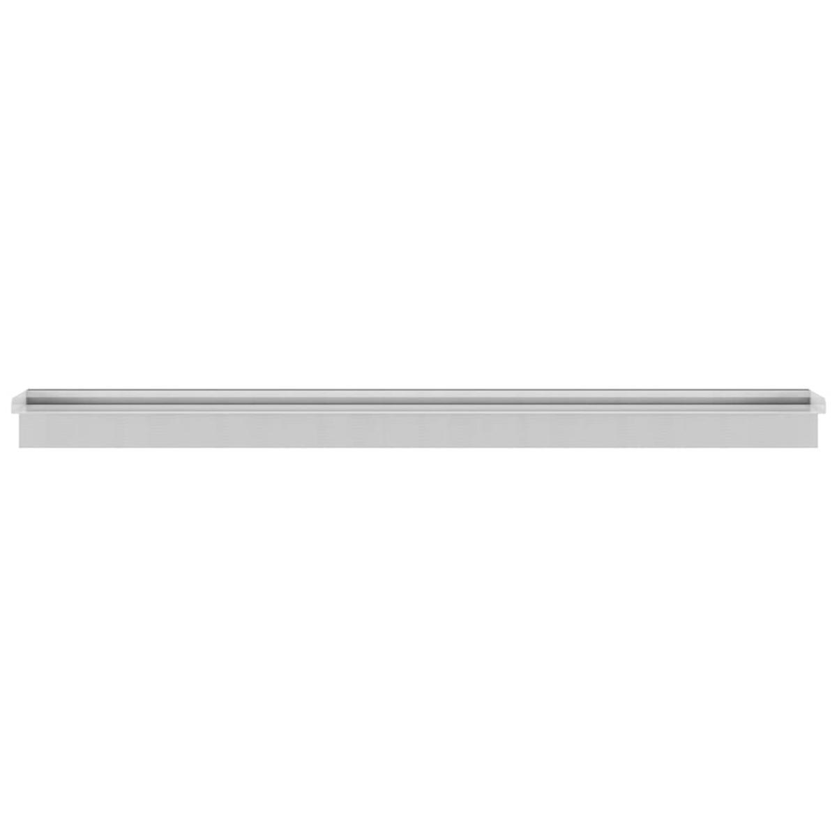 Fuente de piscina en cascada rectangular acero inoxidable 110cm