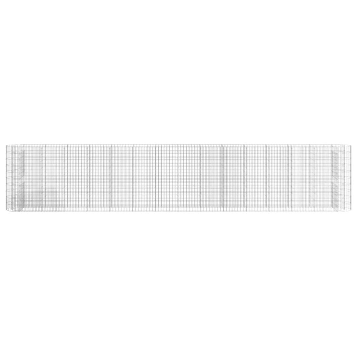 Arriate de gaviones de hierro galvanizado 540x50x100 cm