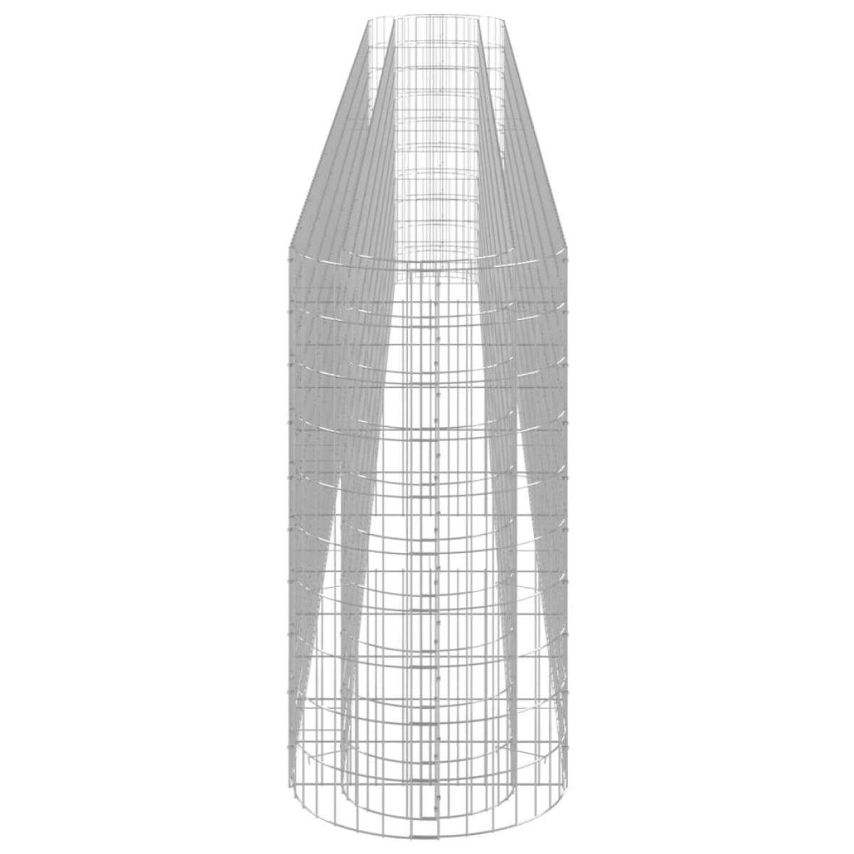 Arriate de gaviones de hierro galvanizado 540x50x100 cm
