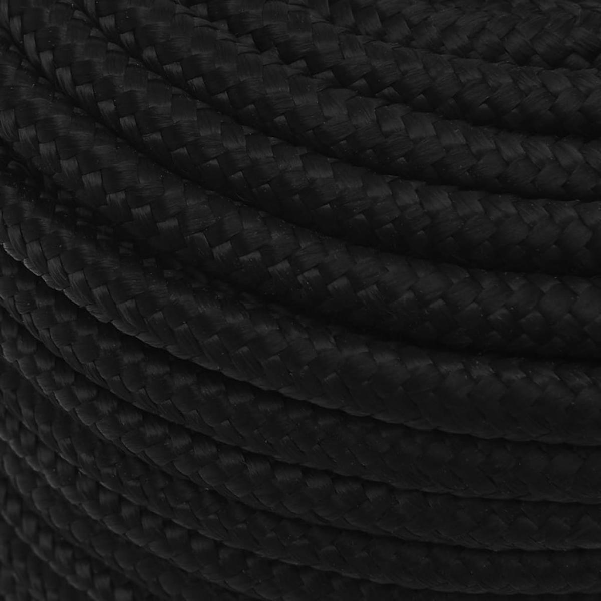 Cuerda de trabajo poliéster negro 14 mm 250 m