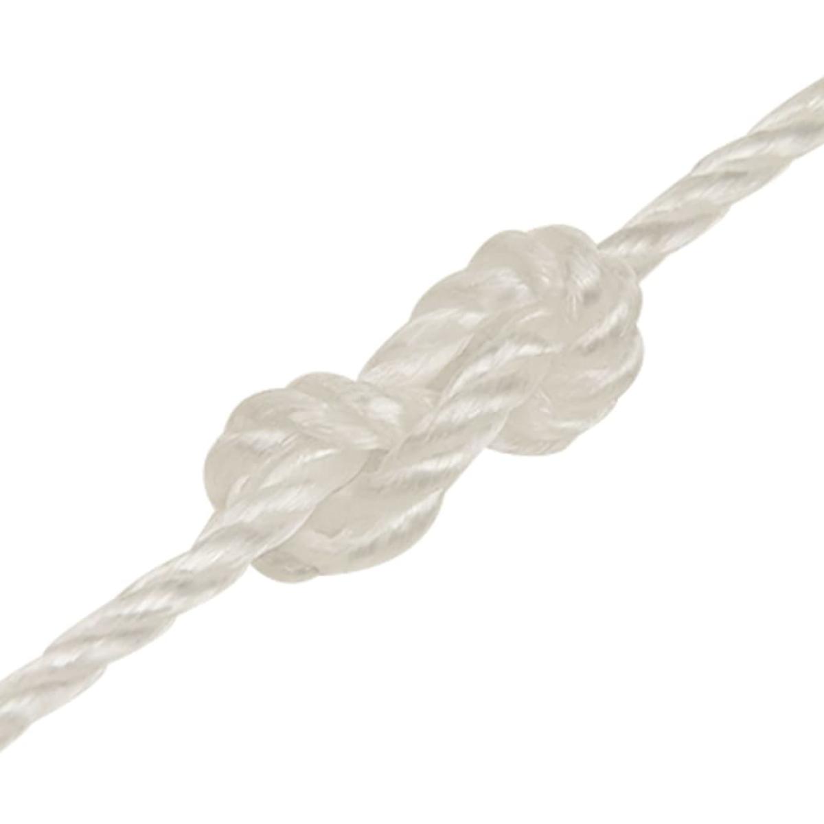 Cuerda de trabajo polipropileno blanco 6 mm 25 m