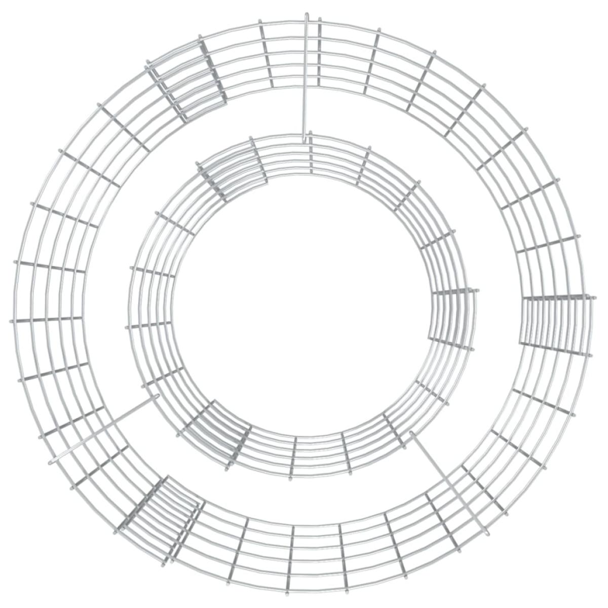 Brasero de gaviones hierro galvanizado Ø50 cm