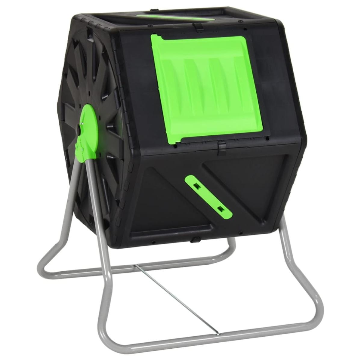Compostador giratorio polipropileno 60x58x74 cm 105 L