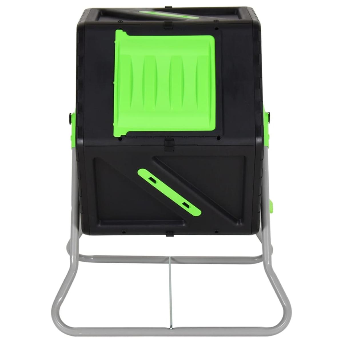 Compostador giratorio polipropileno 60x58x74 cm 105 L