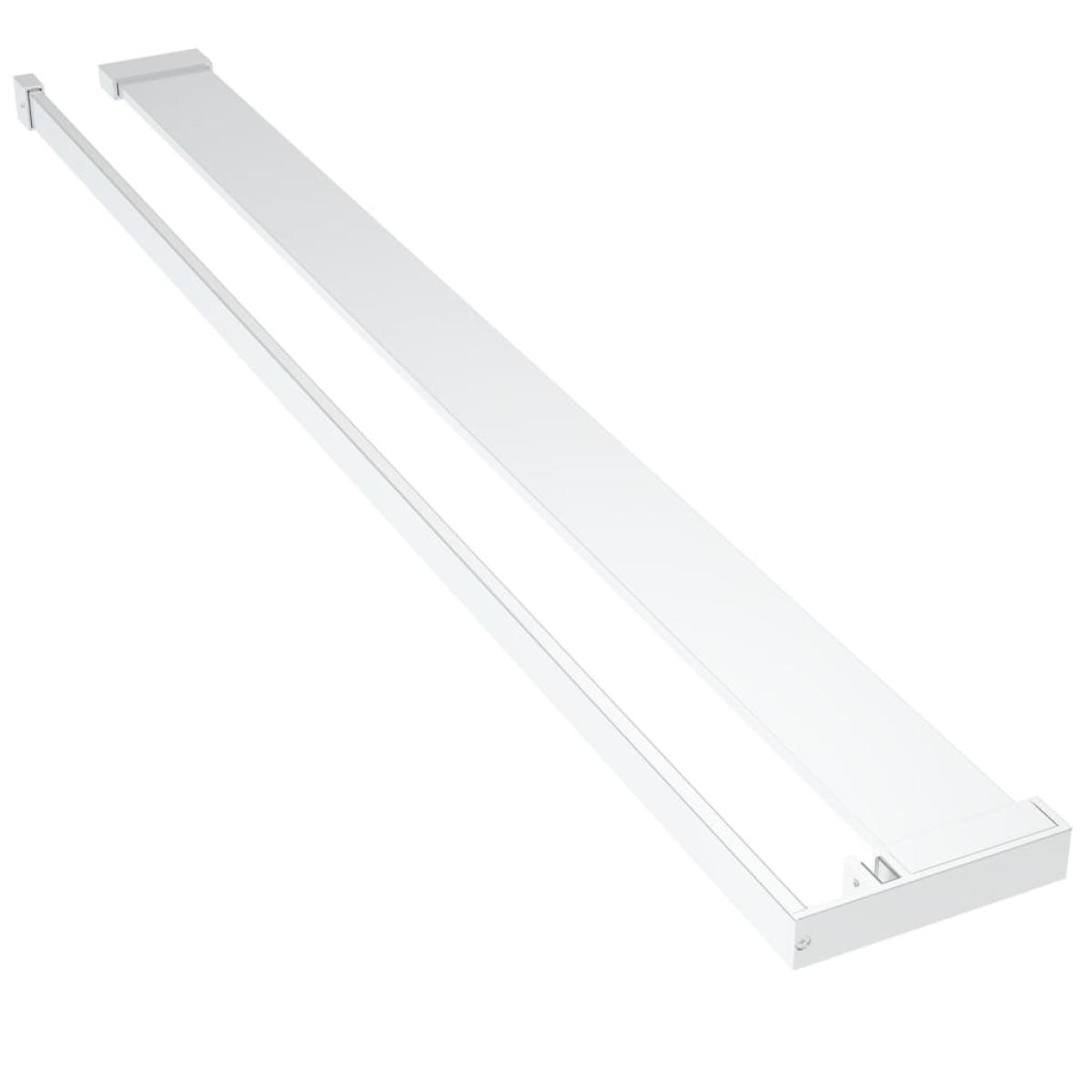 Estante para pared de ducha aluminio cromado 80 cm