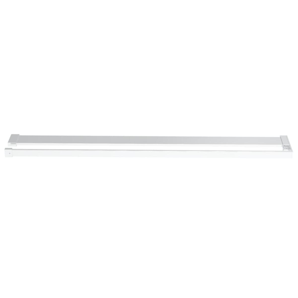 Estante para pared de ducha aluminio cromado 80 cm