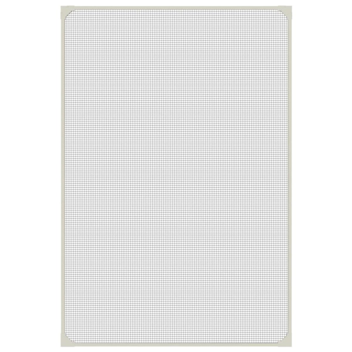 Mosquitera magnética para ventanas blanco 80x120 cm