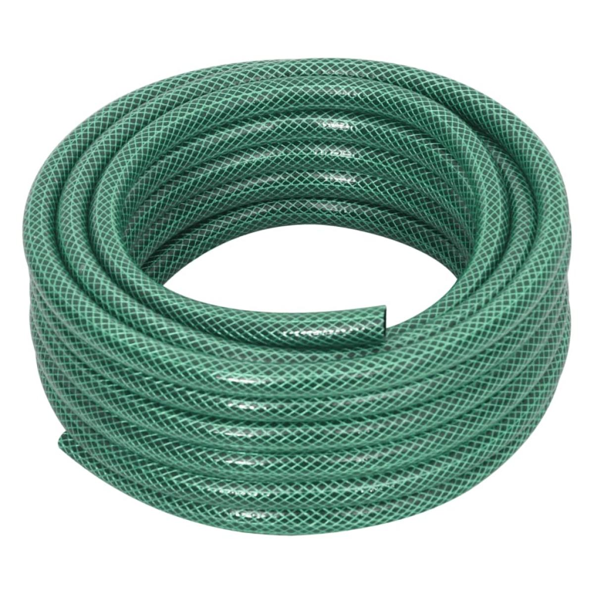 Manguera de jardín con juego de accesorios PVC verde 10 m