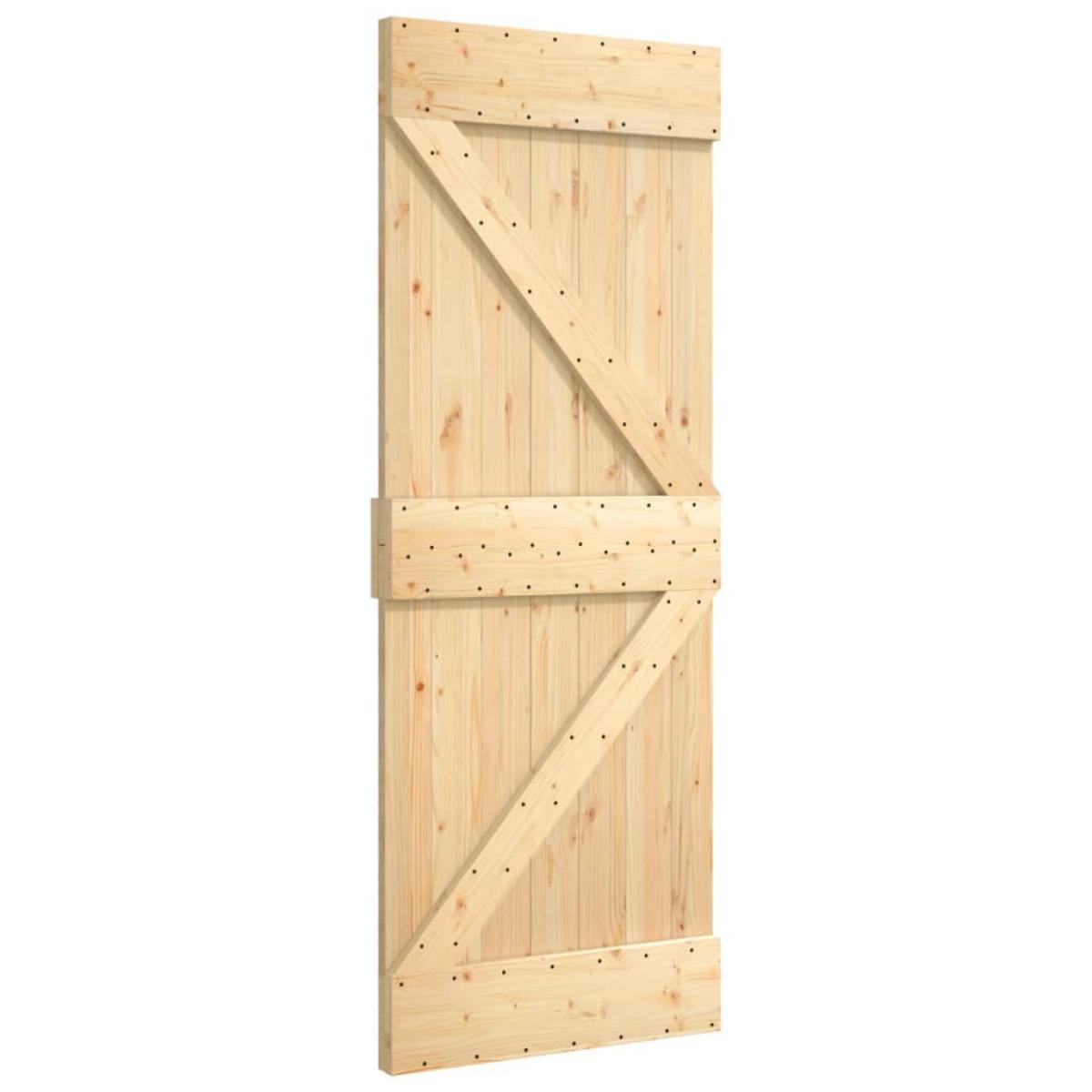 Puerta NARVIK madera maciza pino 85x210 cm