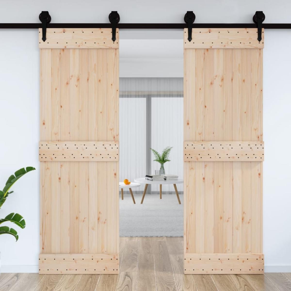 Puerta NARVIK madera maciza pino 70x210 cm