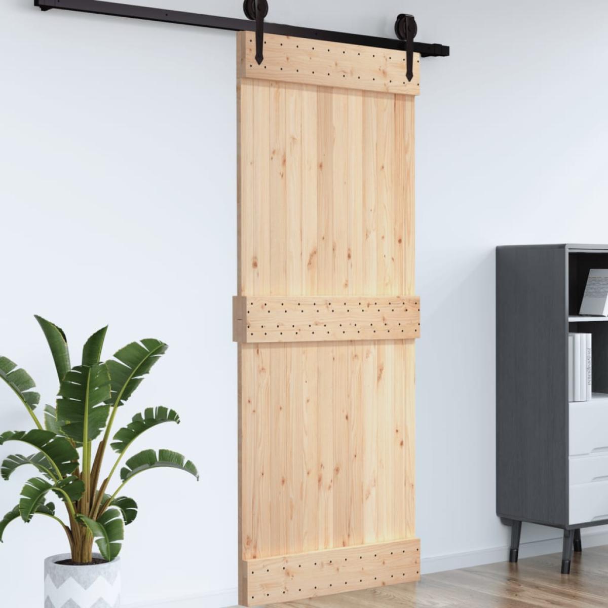 Puerta NARVIK madera maciza pino 70x210 cm