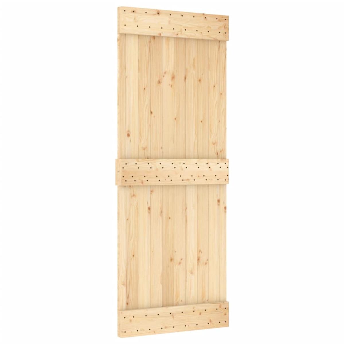 Puerta NARVIK madera maciza pino 80x210 cm