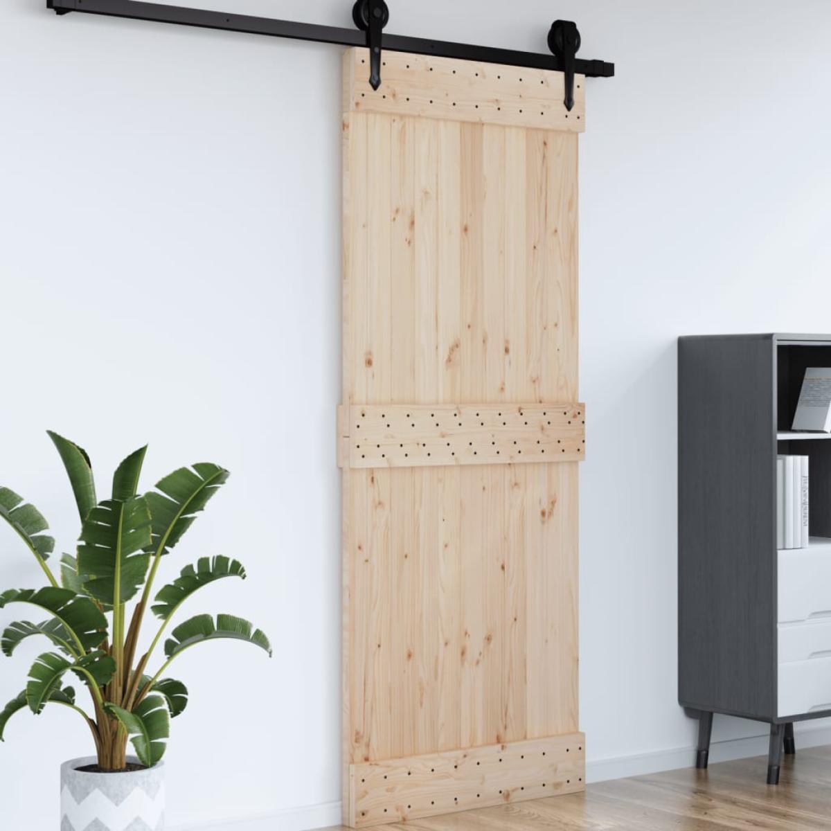 Puerta NARVIK madera maciza pino 80x210 cm