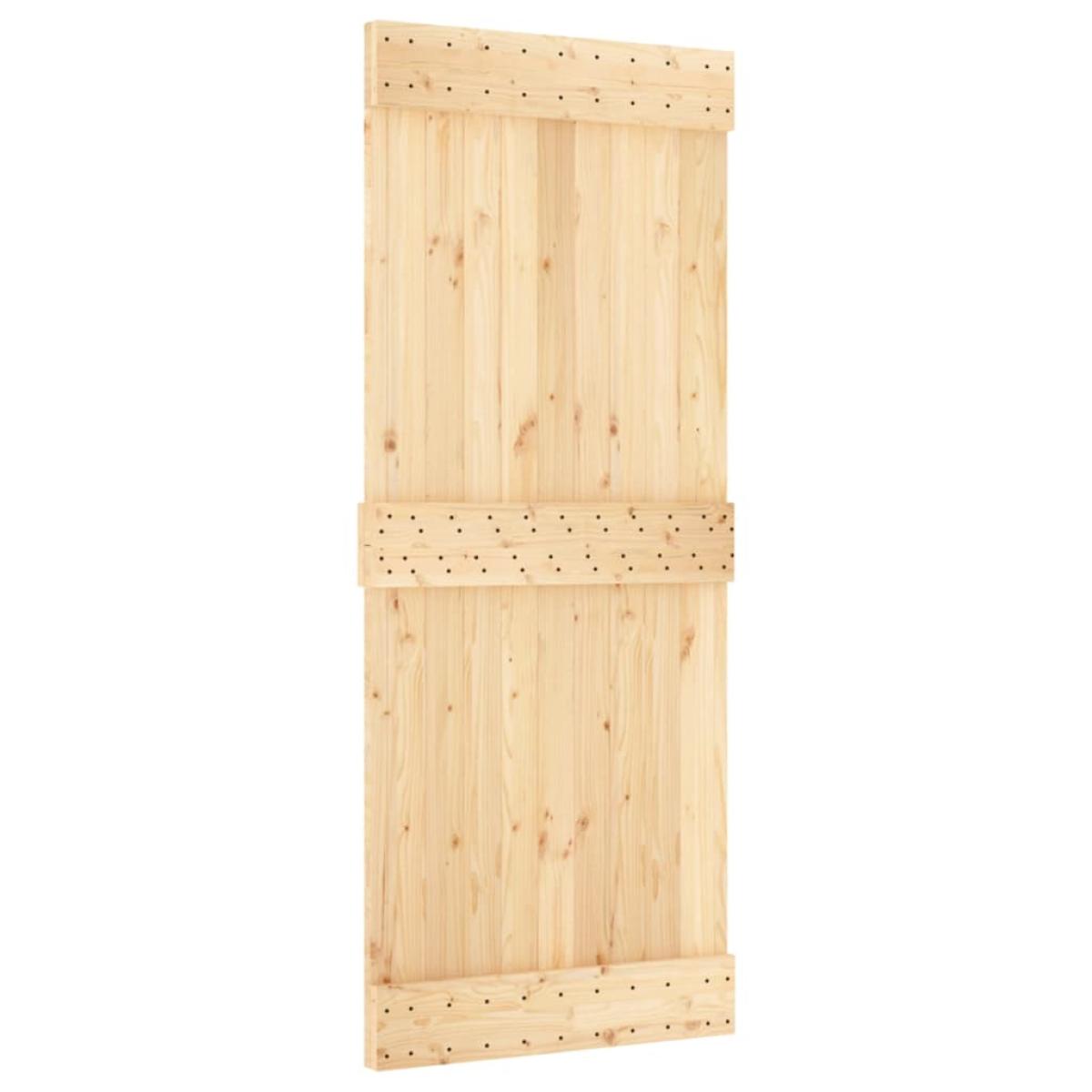 Puerta NARVIK madera maciza pino 85x210 cm