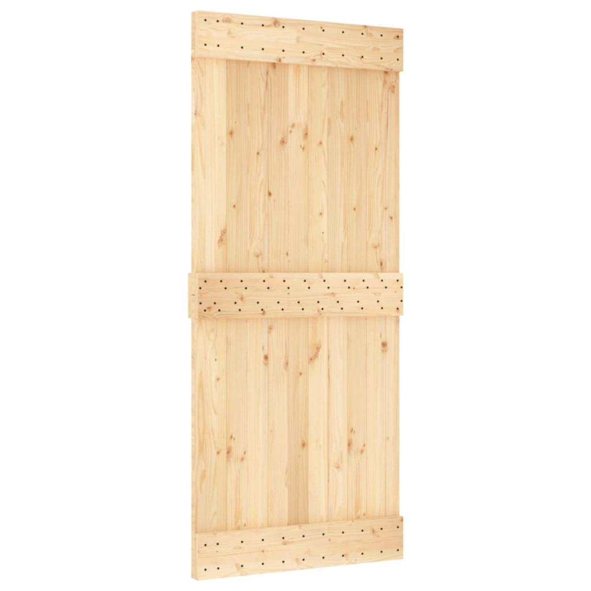Puerta NARVIK madera maciza pino 90x210 cm