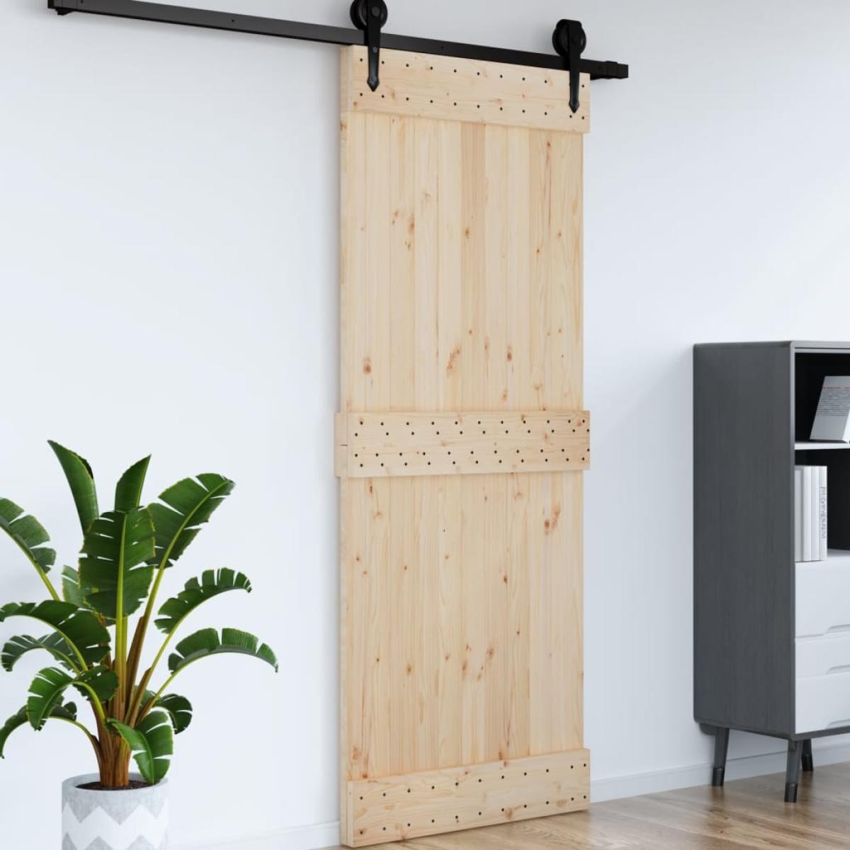 Puerta NARVIK madera maciza pino 90x210 cm