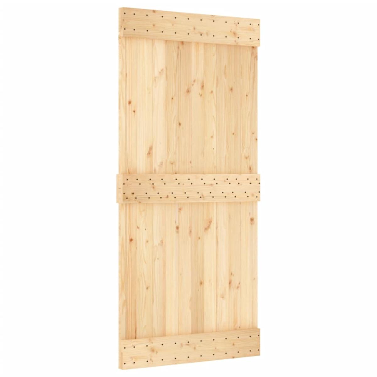 Puerta NARVIK madera maciza pino 95x210 cm