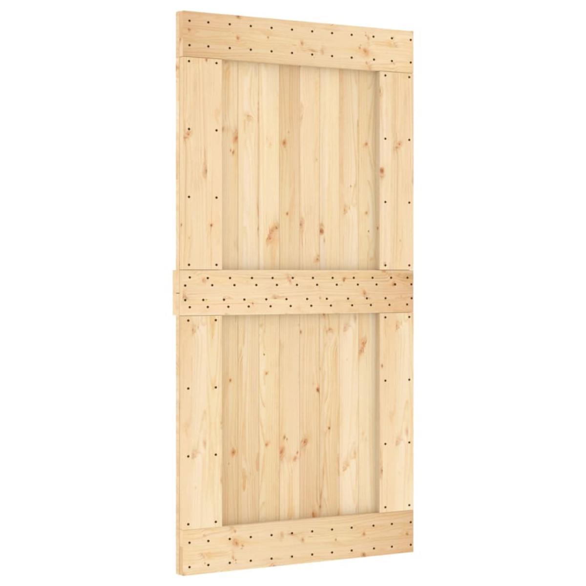 Puerta NARVIK madera maciza pino 100x210 cm