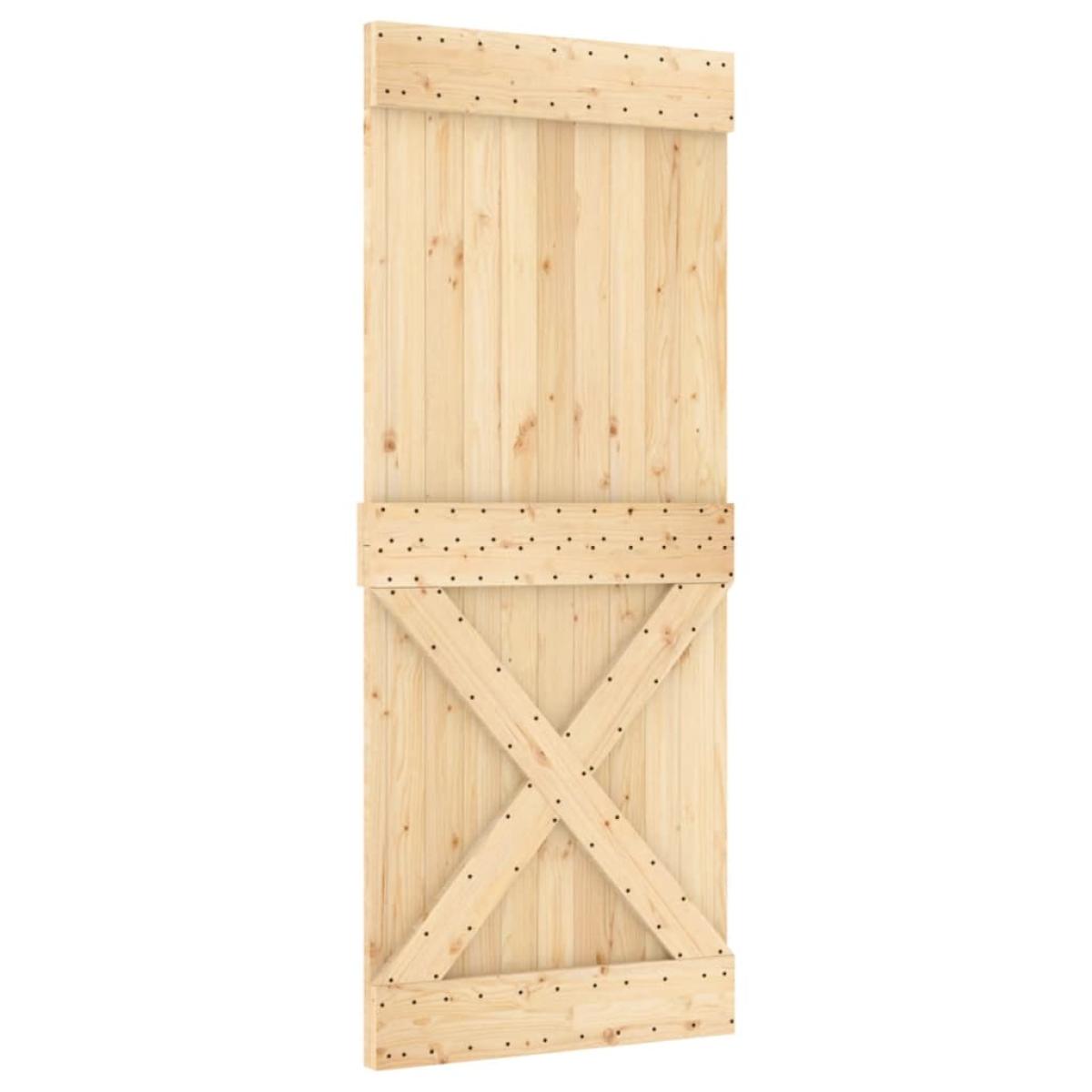Puerta NARVIK madera maciza pino 85x210 cm