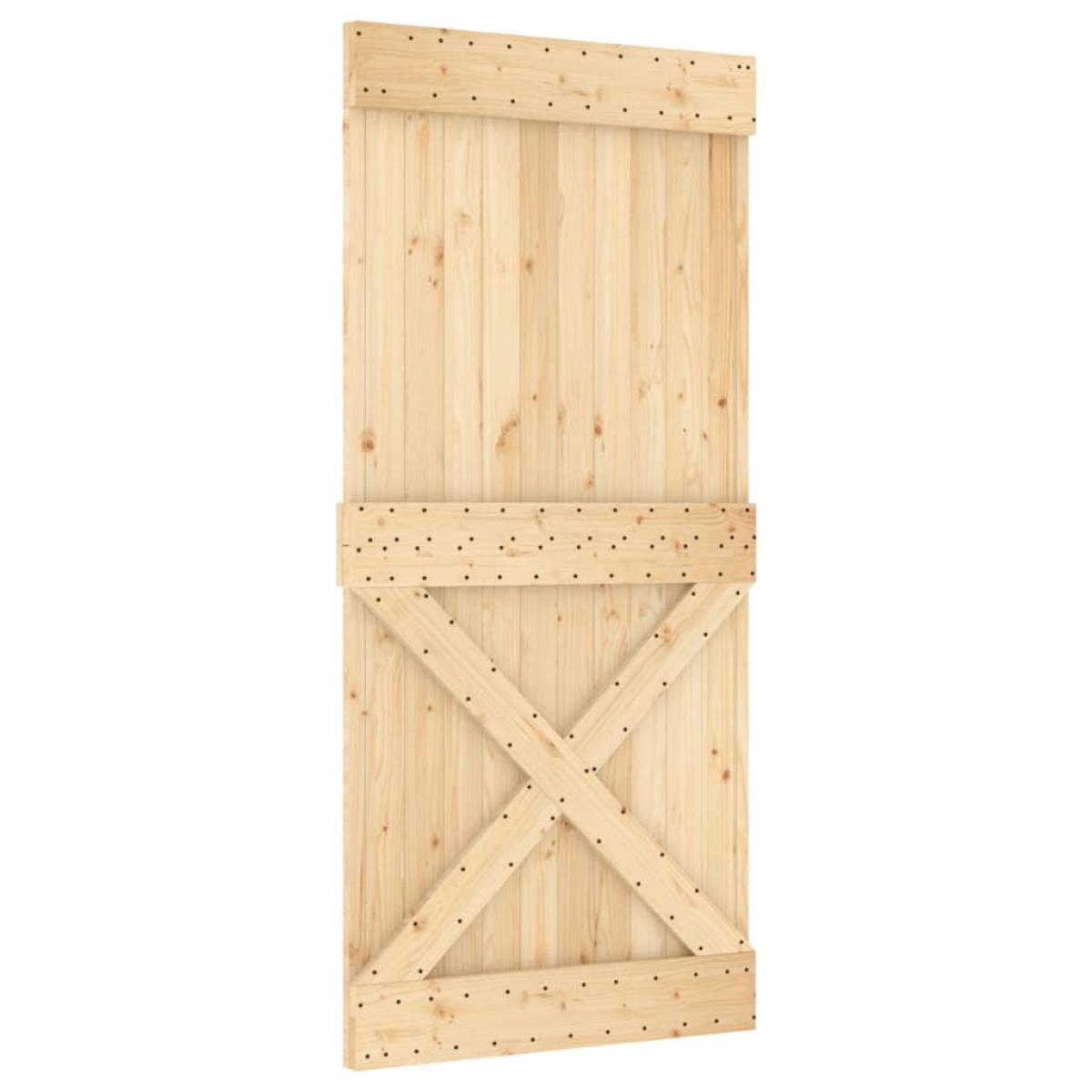 Puerta NARVIK madera maciza pino 95x210 cm