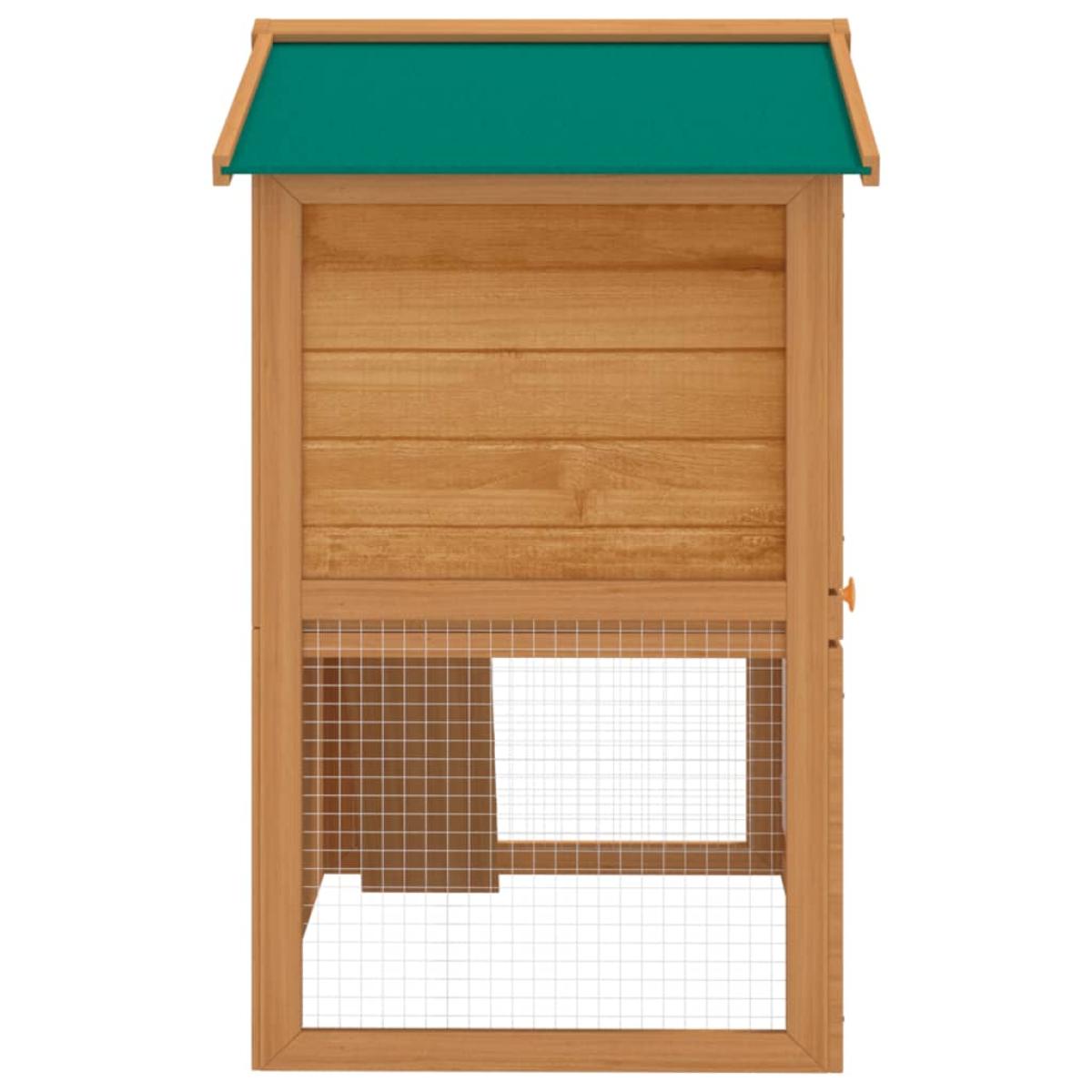 Casa de animales pequeños jaula conejera 3 puertas madera