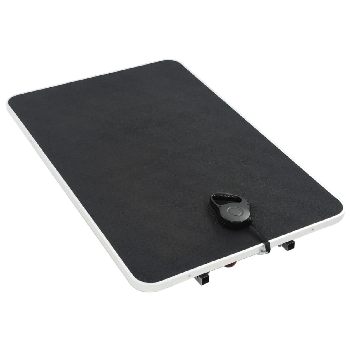 Mesa de higiene para mascotas, portátil y con ruedas
