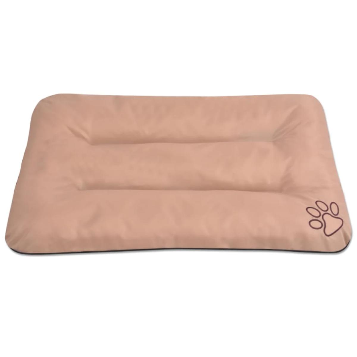 Colchón para perro tamaño L beige