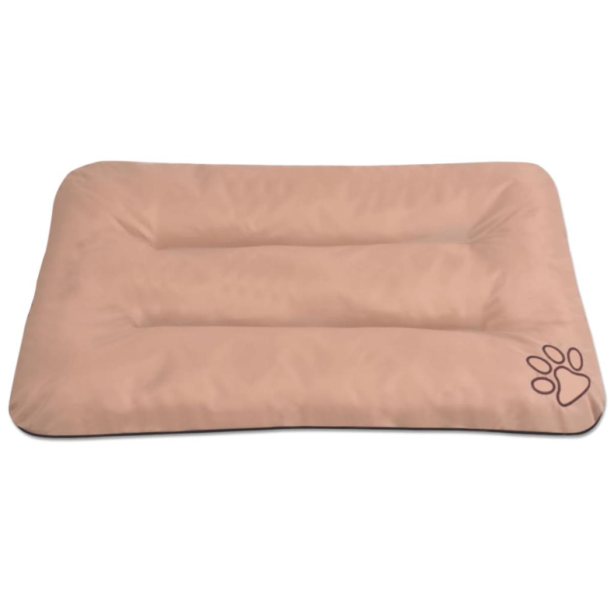 Colchón para perro tamaño XL beige