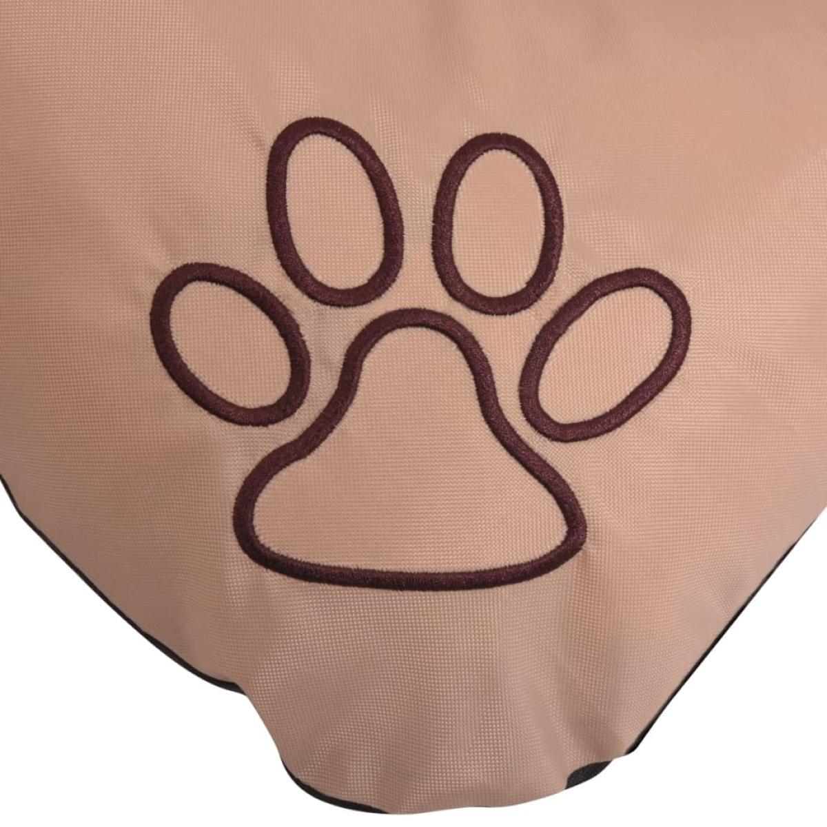 Colchón para perro tamaño XL beige
