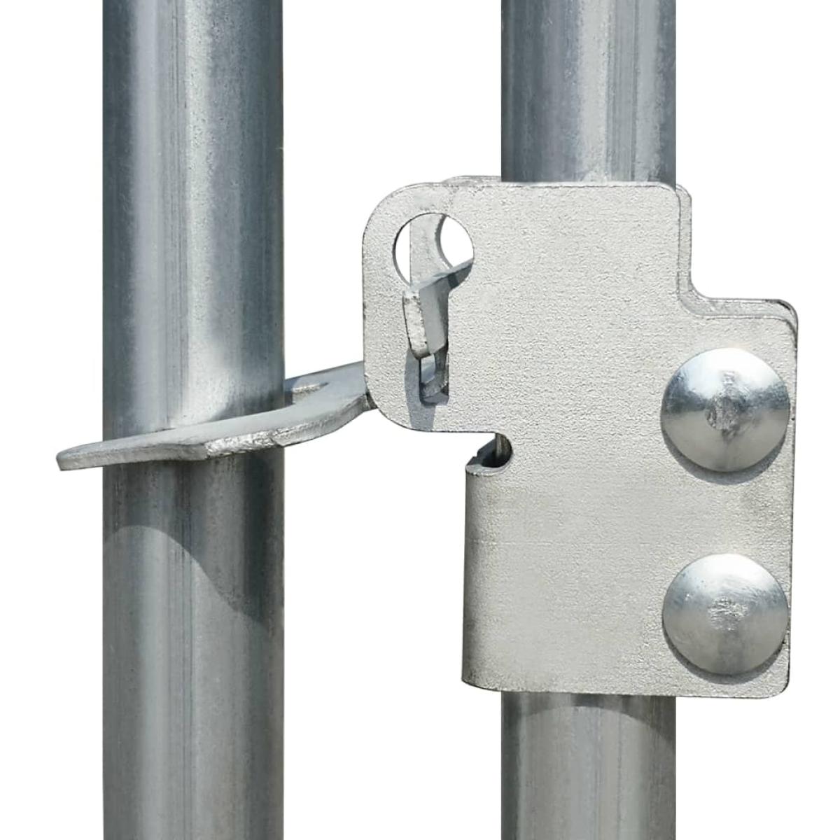 Jaula gallinero de exterior de acero galvanizado 2x2x1,92 m