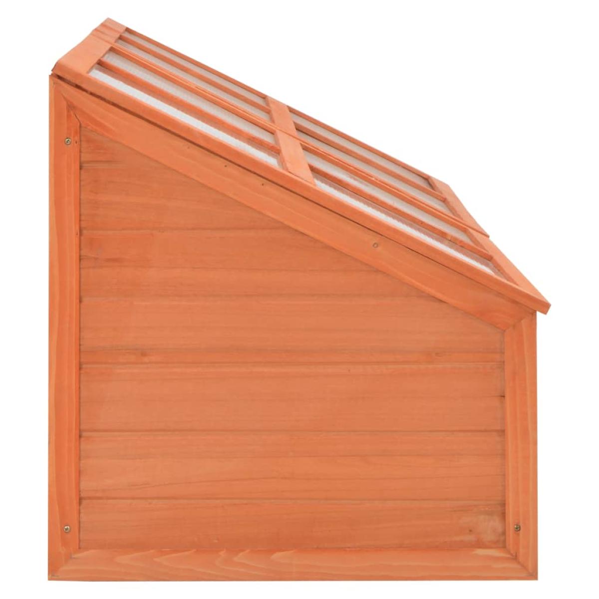 Invernadero de madera 180x57x62 cm